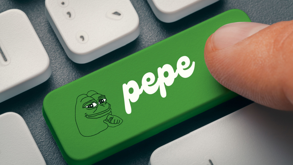 PEPE Coin mit einem Anstieg von über 10 %