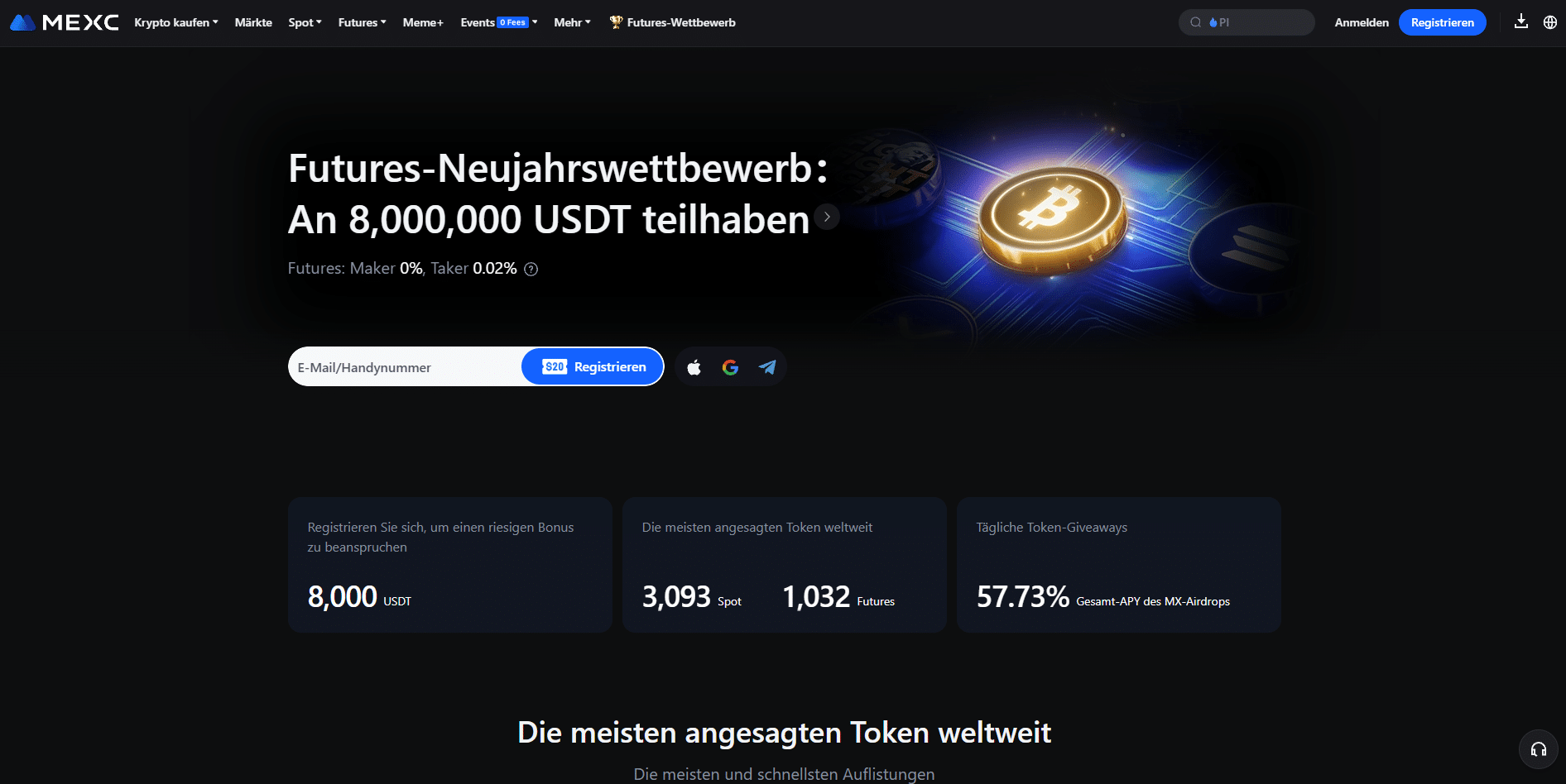 Mexc Homepage