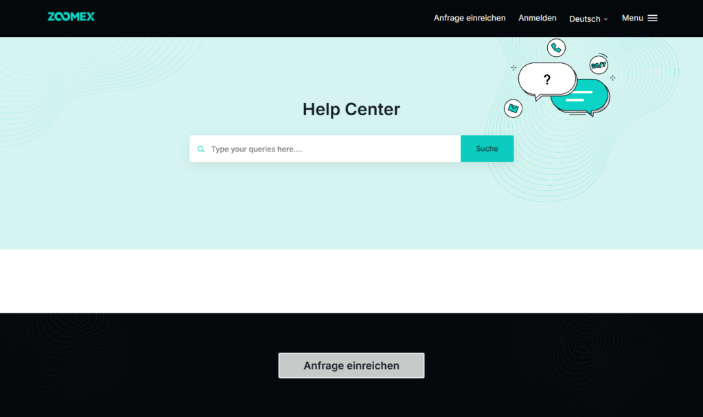 Zoomex help center
