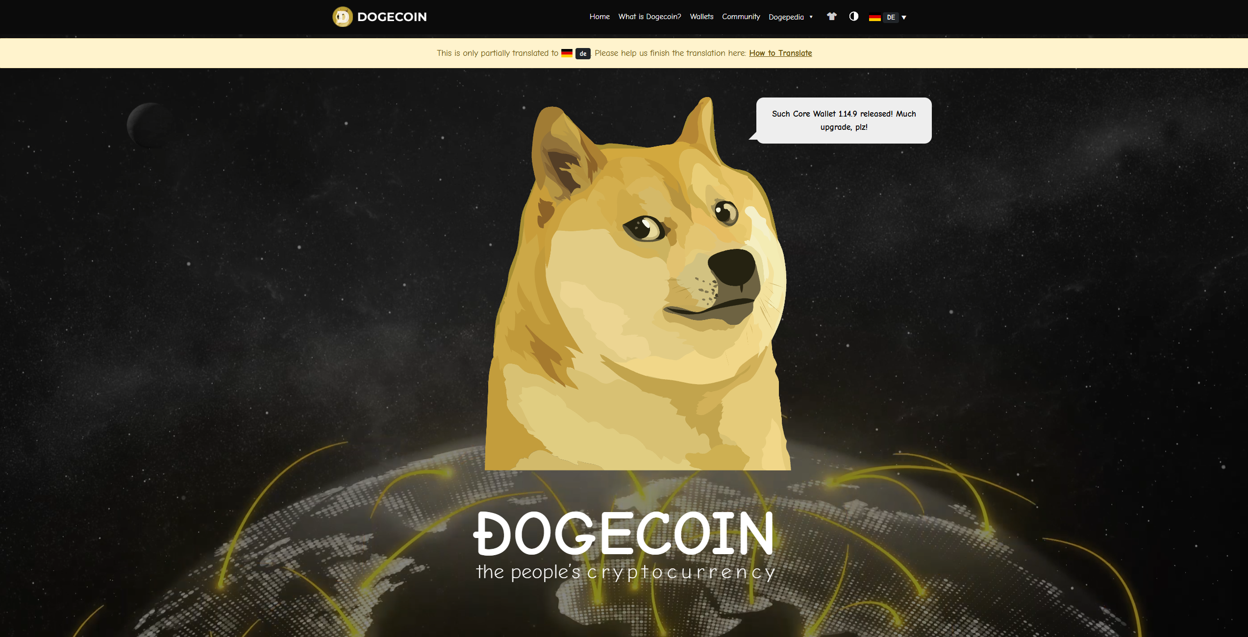Dogecoin Homepage