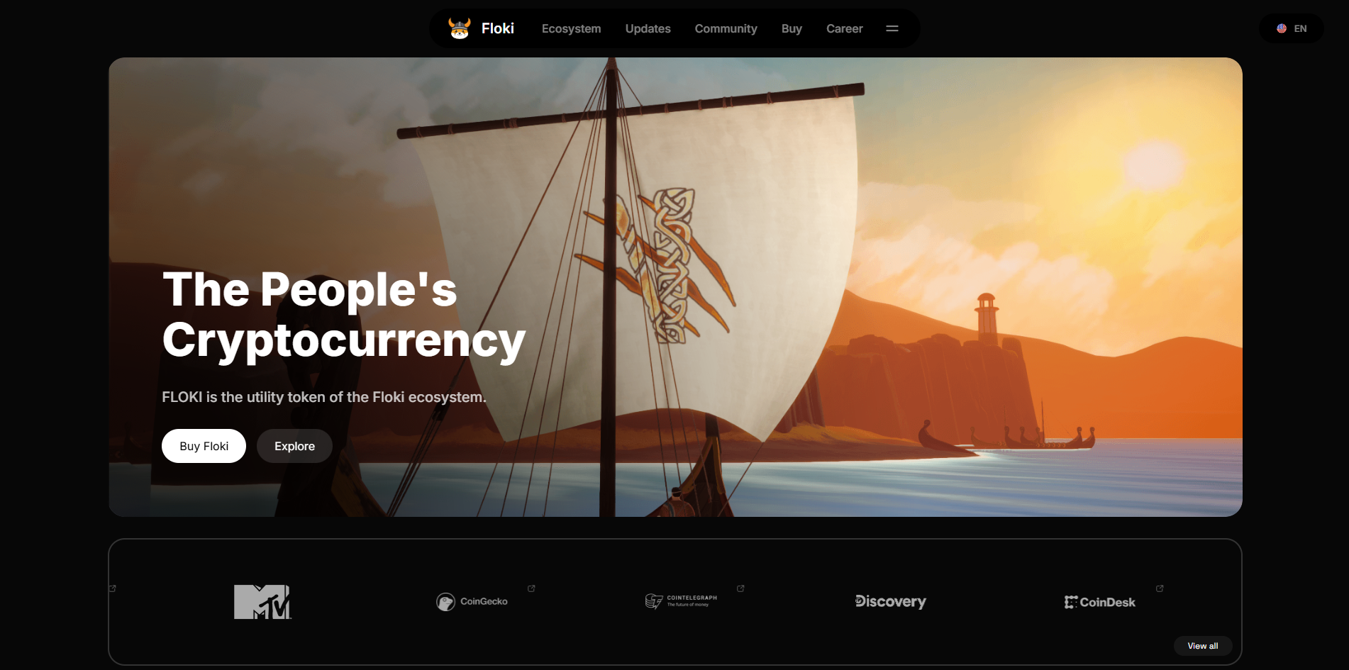Floki Inu Homepage