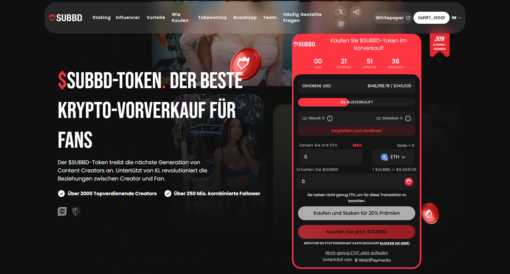 SUBBD Homepage