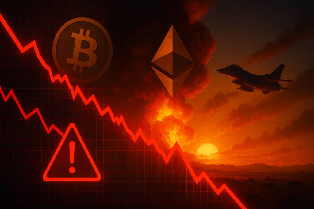 Bitcoin und Altcoins brechen ein: $1 Mrd. liquidiert nach Israel Angriff auf Iran