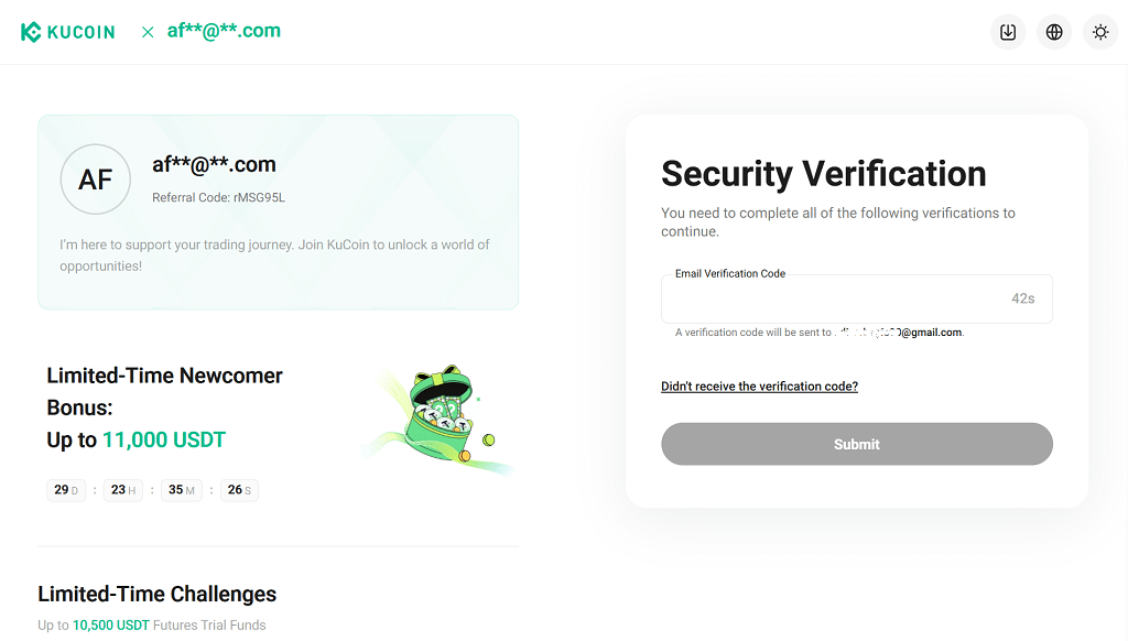 KuCoin Sicherheitscheck