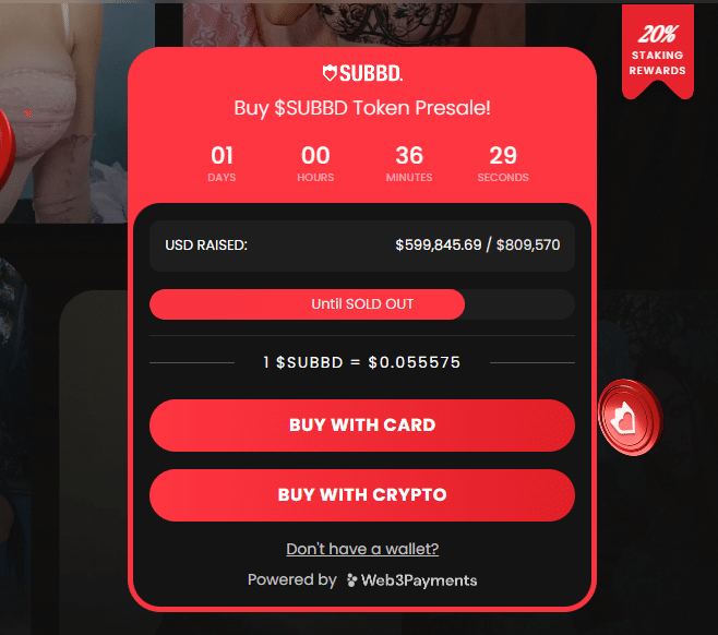 subbd tokens kaufen