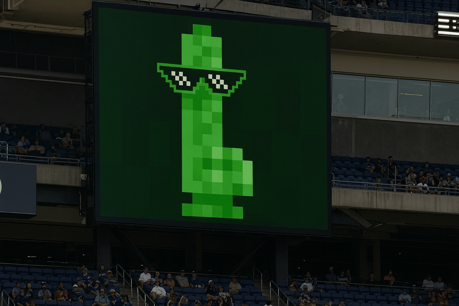 Bizarre Marketing-Kampagne: Memecoin-Projekt sorgt für Aufruhr in US-Sportstadien