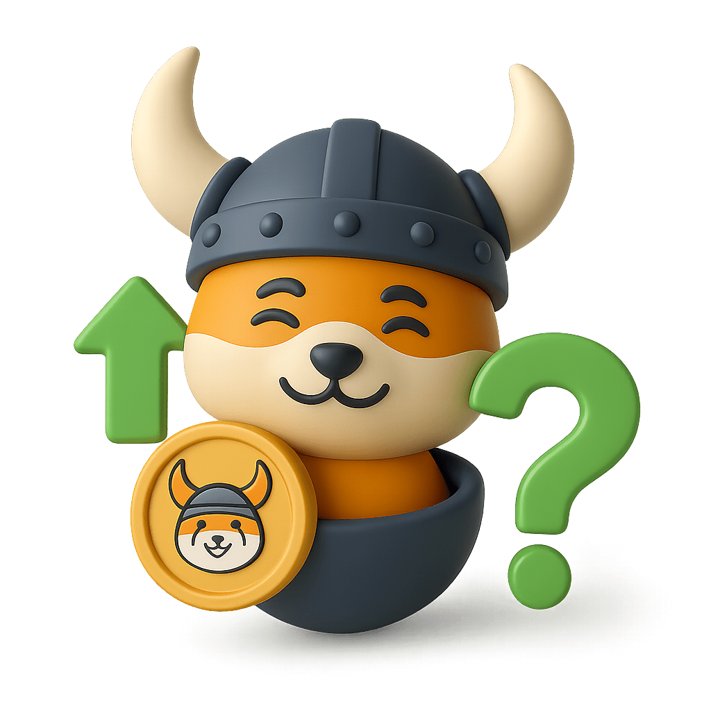 Floki Inu 3d icon Hat Floki Inu Potenzial und Zukunft