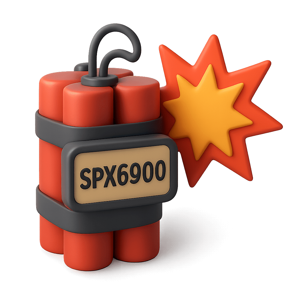 SPX6900 Prognose 3d Icon Wird SPX6900 explodieren