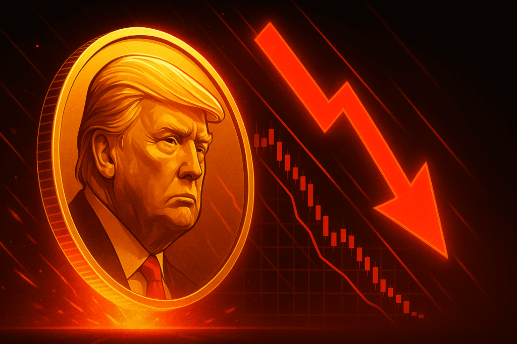 Trumps WLFI-Coin stürzt nach Handelsstart um über 22% ab