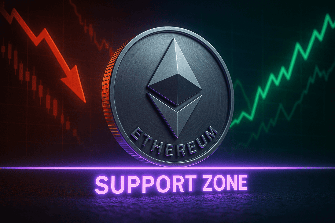 Ethereum unter Druck: Kritische Supportzone entscheidet über weiteren Kursverlauf