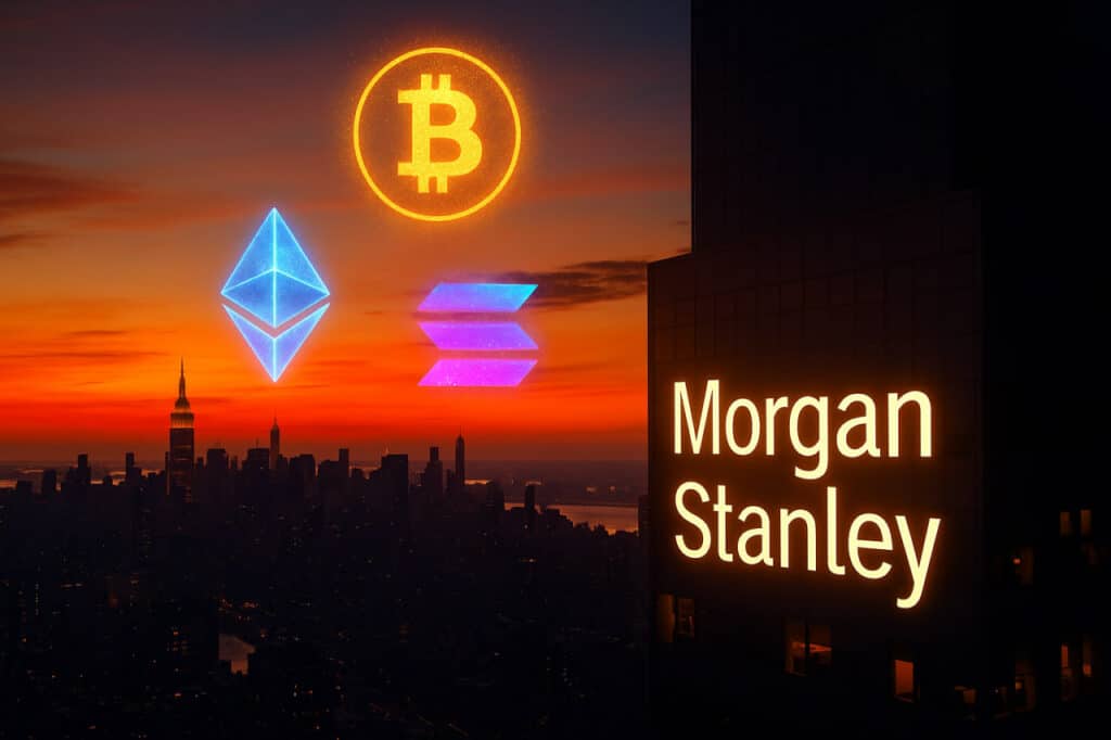 Morgan Stanley wagt den Schritt: Bitcoin, Ethereum und Solana bald bei E*Trade handelbar