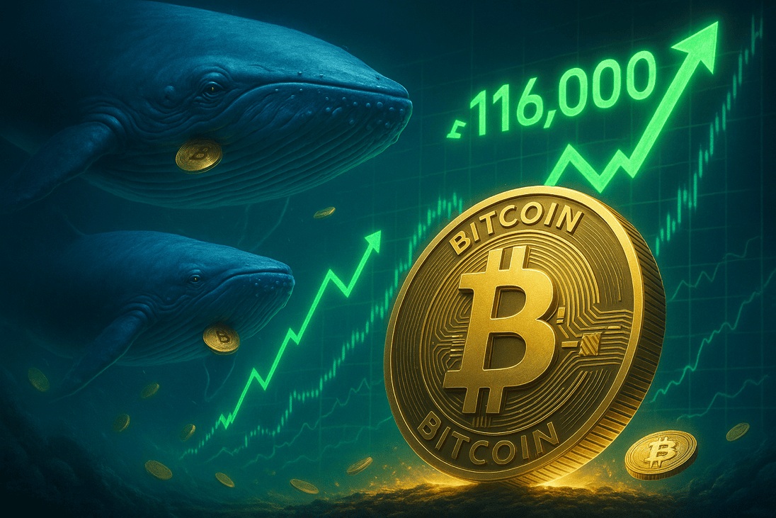 Bitcoin durchbricht 116.000 Dollar: Wal-Akkumulation treibt Kurs nach neuen Höchstständen