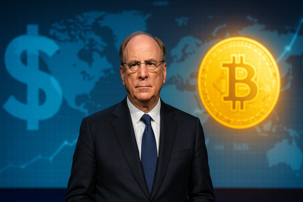 Bitcoin könnte US-Dollar verdrängen: Blackrock-CEO Larry Fink