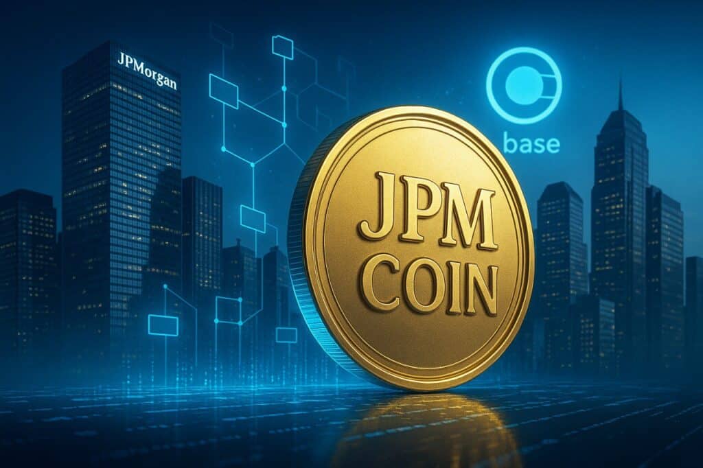 JPM Coin startet auf Coinbase Base – JPMorgan bringt Bankgeld auf die Blockchain