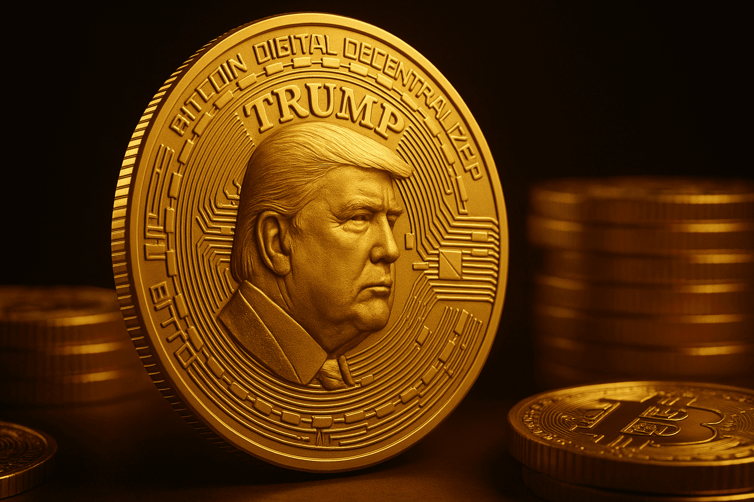 Trump Kryptowährung bringt 802 Millionen Dollar in sechs Monaten