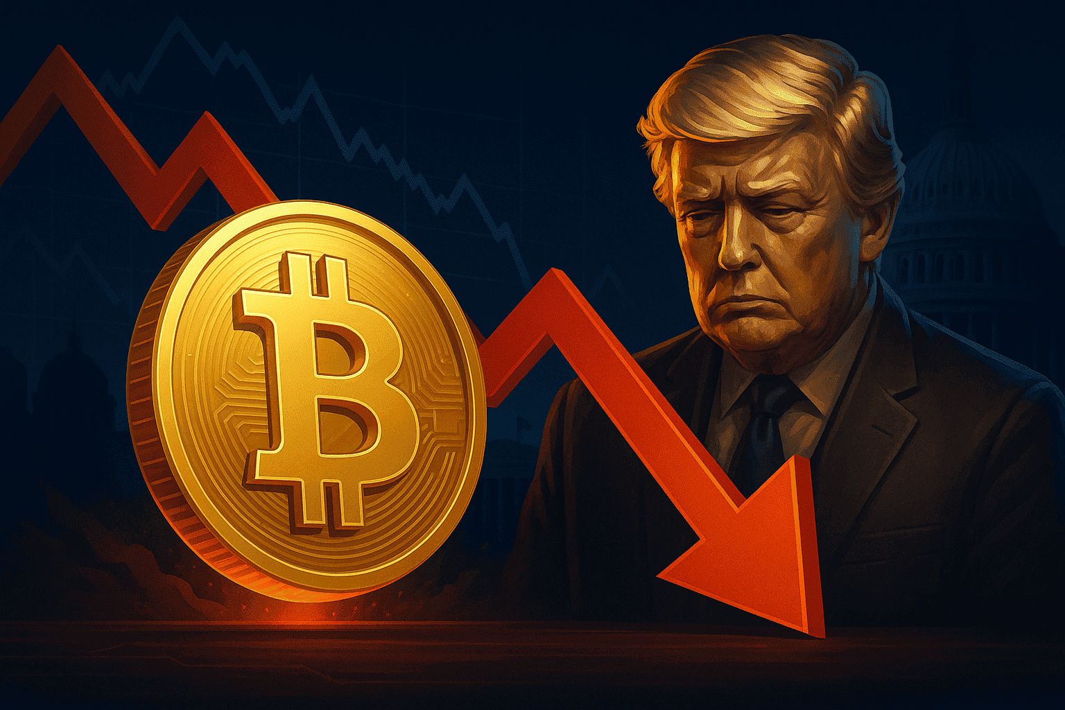 Donald Trump setzt auf Bitcoin – doch der riskante Milliarden-Einstieg gerät ins Wanken