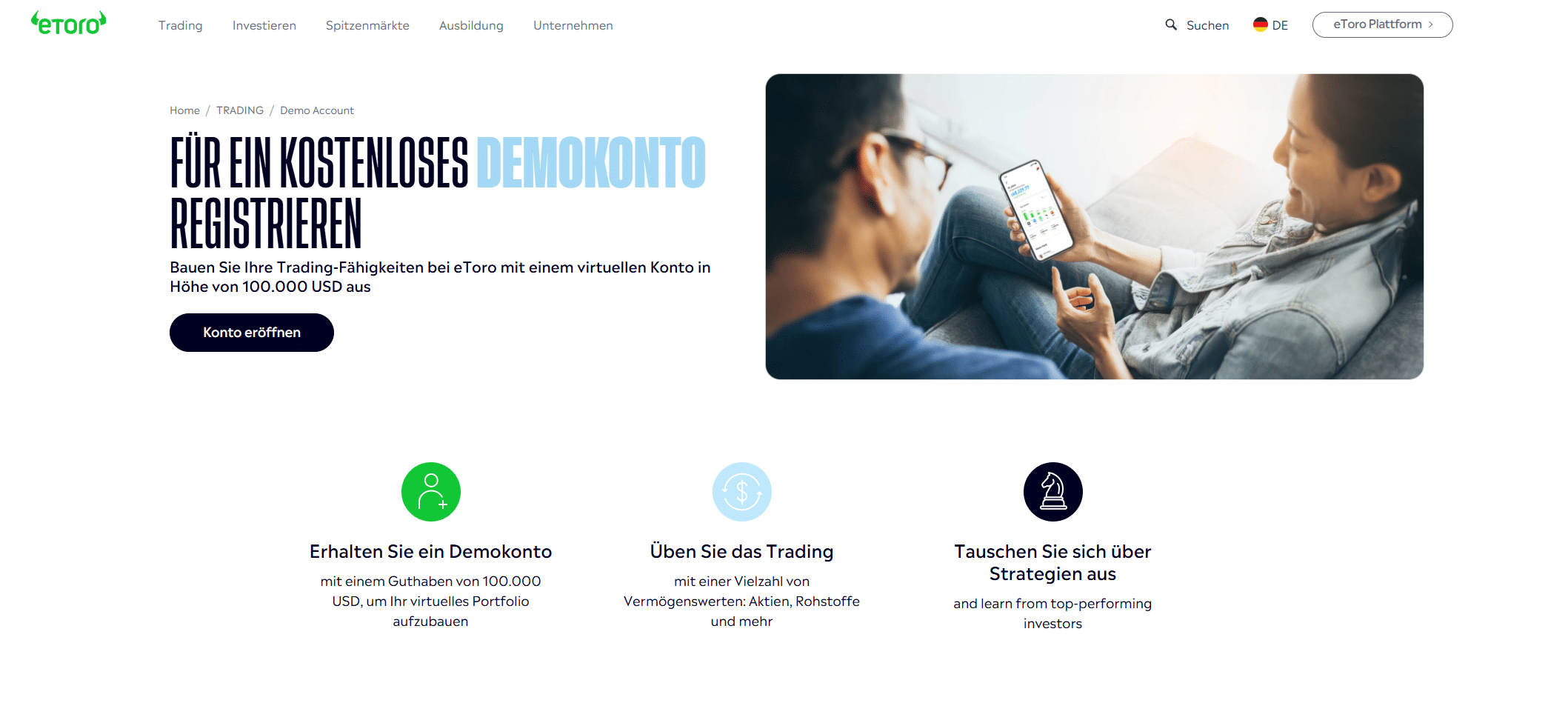 eToro Demokonto