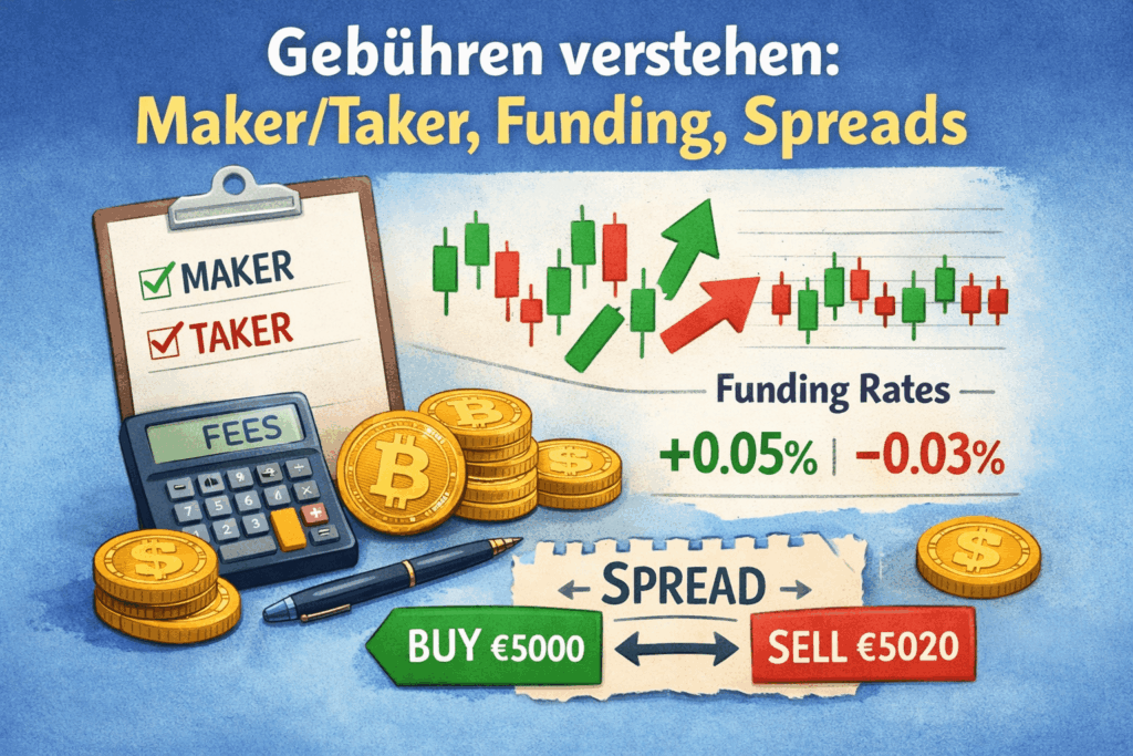 Gebühren verstehen: Maker/Taker, Funding, Spreads