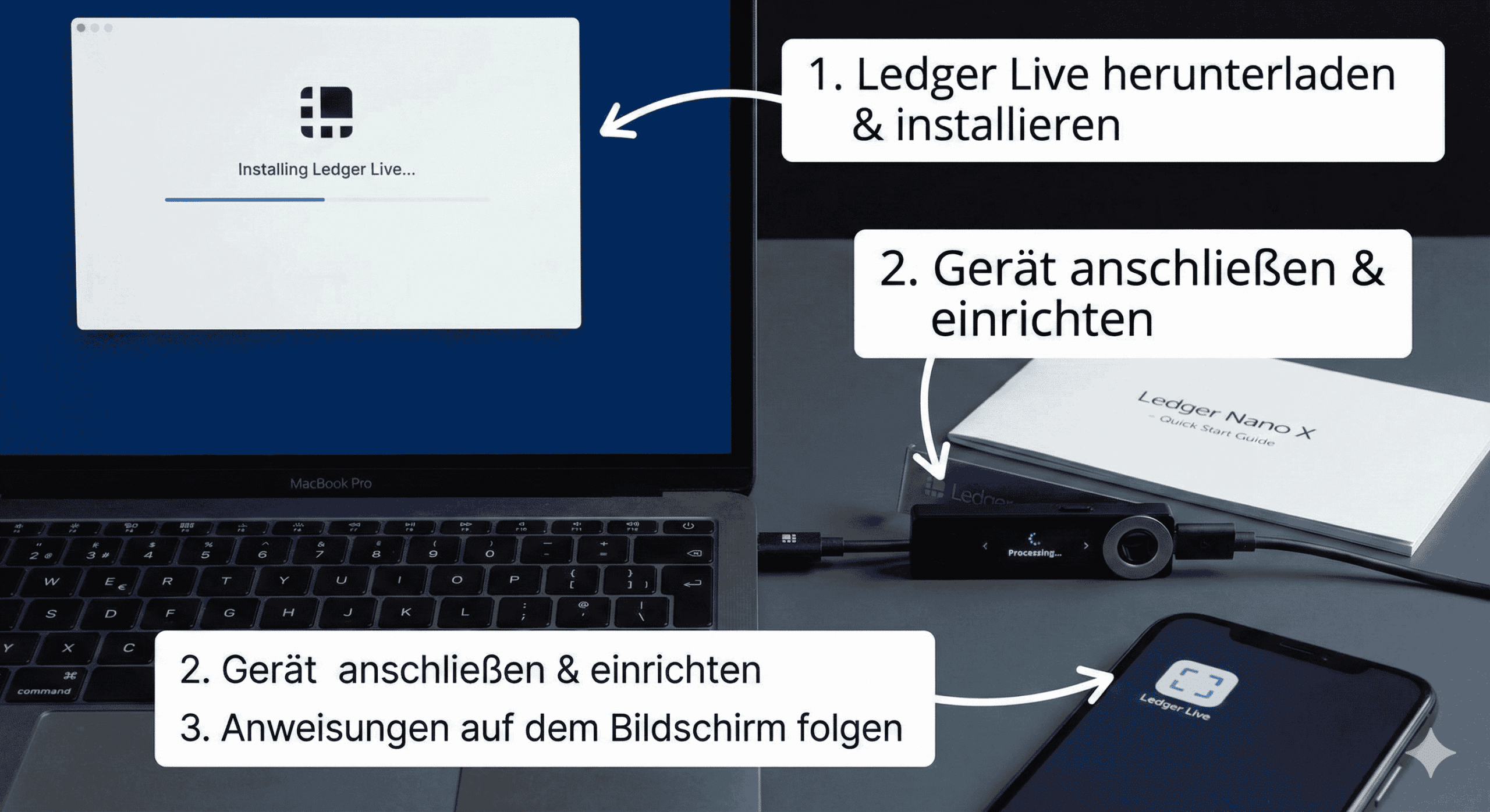 Hardware Wallet Einrichtung