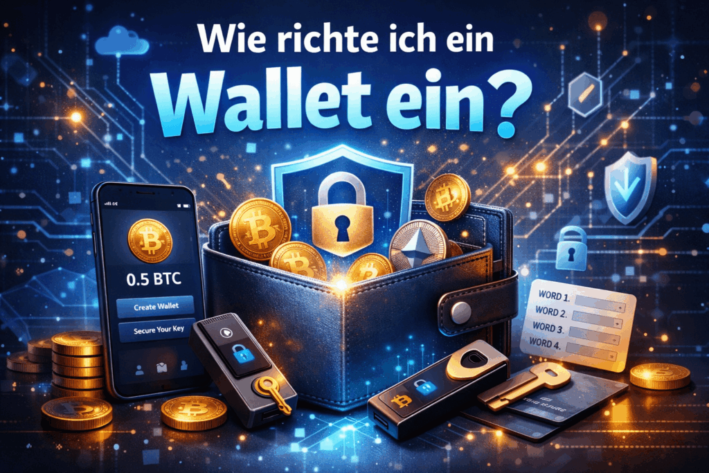 Krypto Wallet einrichten 2026 – Schritt für Schritt Anleitung