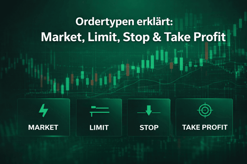 Ordertypen erklärt: Market, Limit, Stop & Take Profit