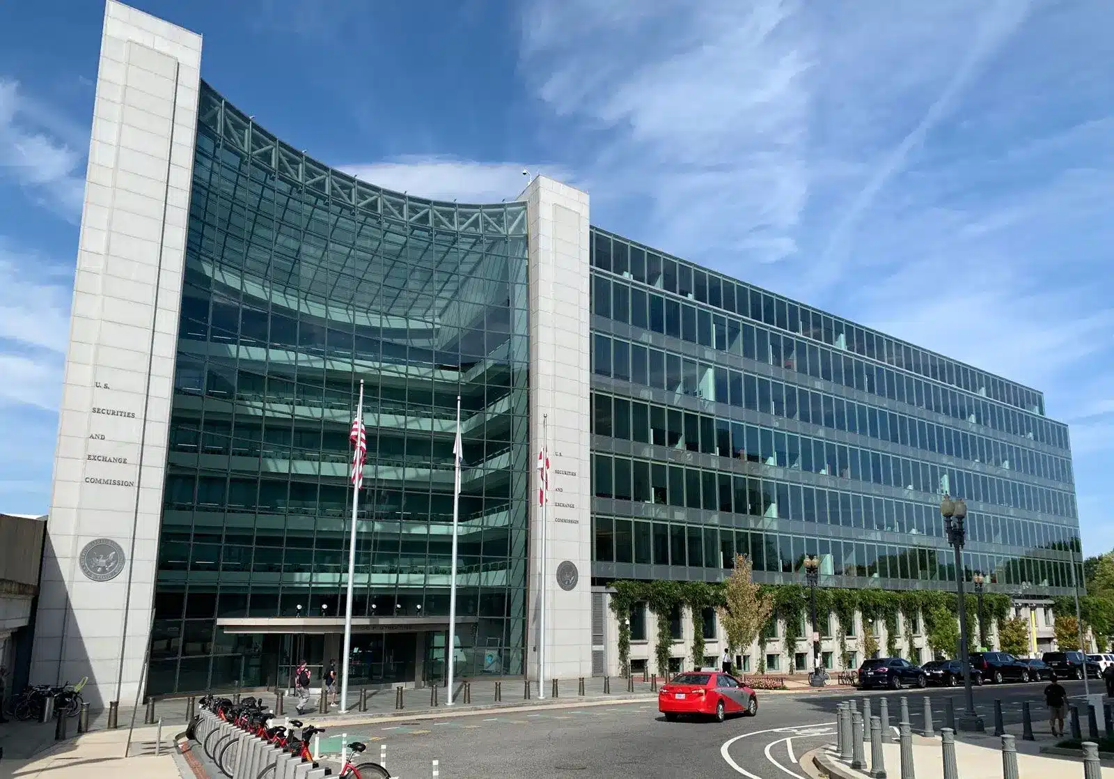 Exterior view of the U.S. Securities and Exchange Commission headquarters building in Washington, D.C.